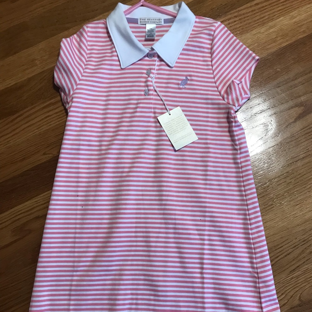 NWT The Beaufort Bonnet Company collared dress, size 10.